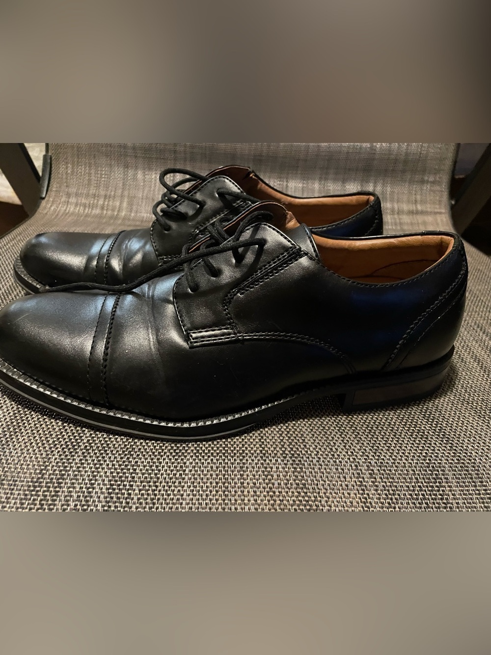 Dockers Black Leather Men's Shoes